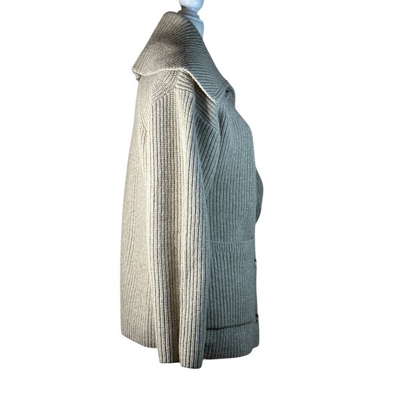 SIMKHAI Hollie Cardigan in Oat X-Small New Womens Knit Wool Sweater - Picture 6 of 16